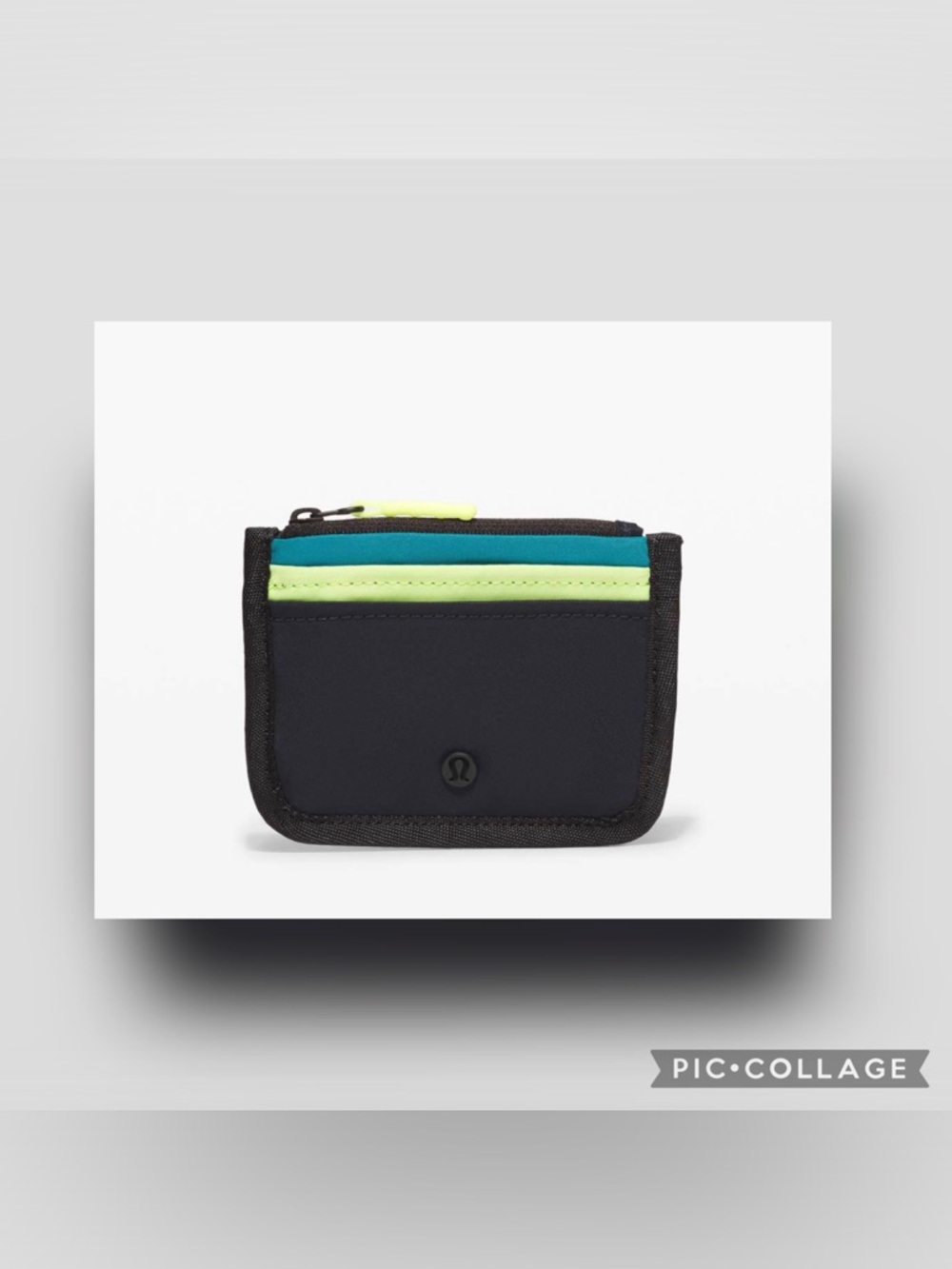 Lululemon True Identity Card Case True Navy Neo Mint